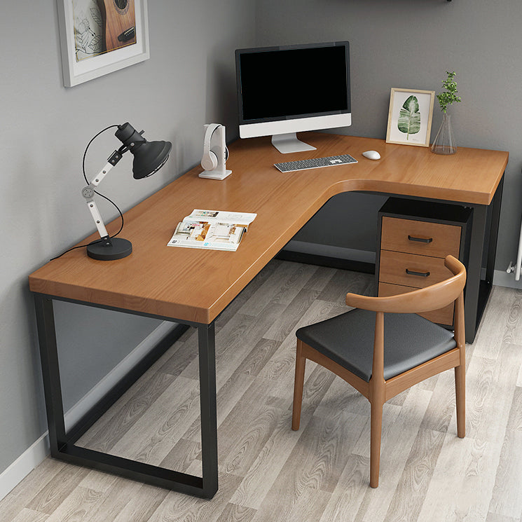 Solid Wood Home Writing Table Industrial Office Working Table