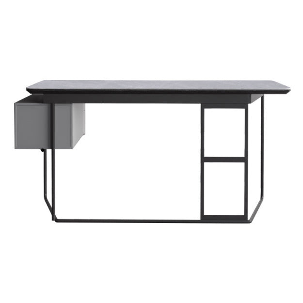 Contemporary Style Office Desk for Home and Office Writing Desk with 2-drawer