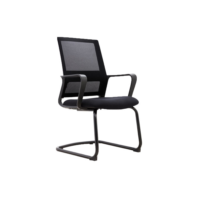 Black Mesh Office Chair Home Rotatable Desk Chair with Wheels