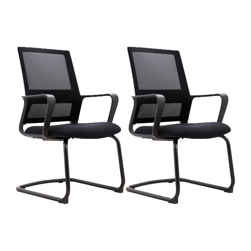 Black Mesh Office Chair Home Rotatable Desk Chair with Wheels