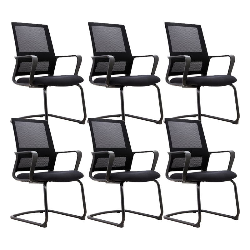 Black Mesh Office Chair Home Rotatable Desk Chair with Wheels