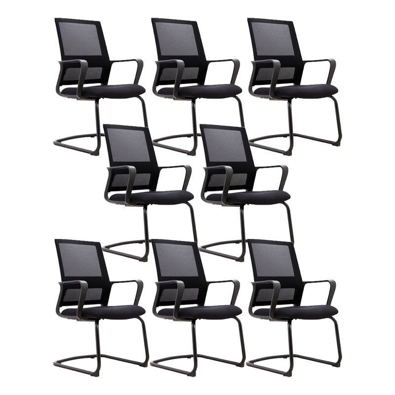 Black Mesh Office Chair Home Rotatable Desk Chair with Wheels