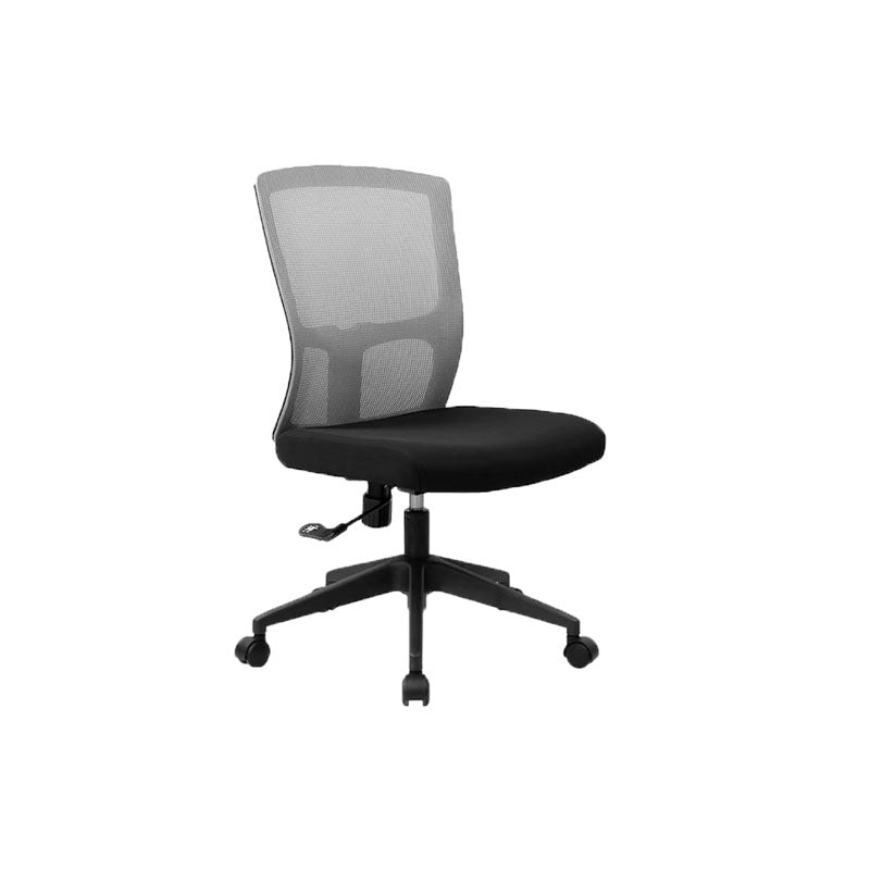 Black Mesh Rotatable Office Chair Height Adjustable Desk Chair with Wheels