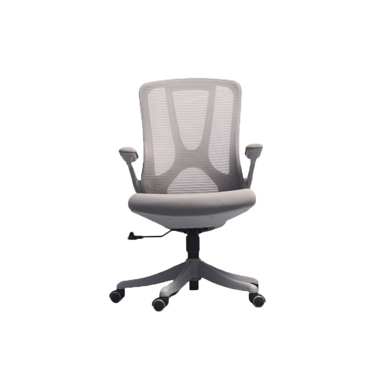 Rotatable Mesh Office Chair Nylon Frame Desk Chair with Wheels