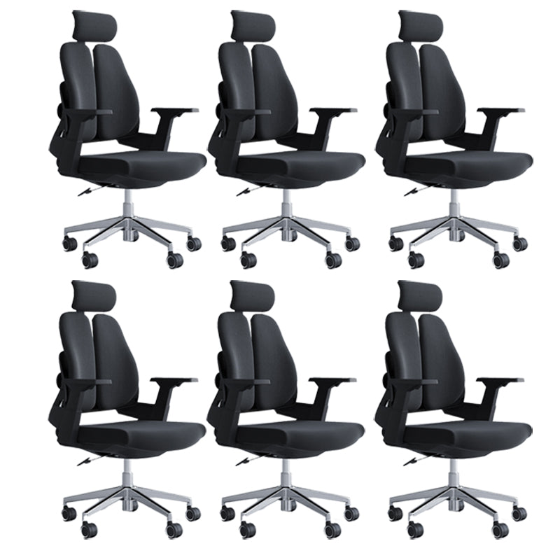 High Back Task Chair Mesh Adjustable Arm Office Chair with Headrest