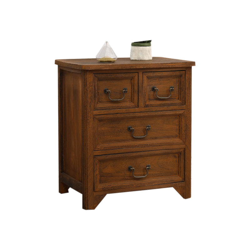 Traditional Solid Wood Storage Chest Vertical Bedroom Dresser