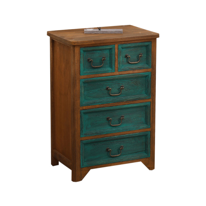 Traditional Solid Wood Storage Chest Vertical Bedroom Dresser