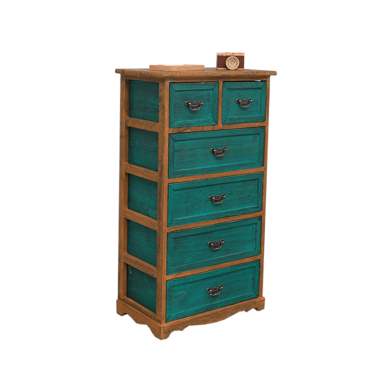 Traditional Solid Wood Storage Chest Vertical Bedroom Dresser