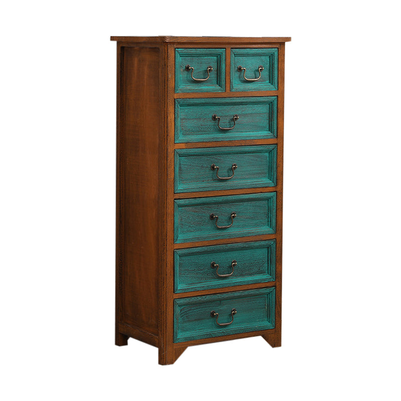 Traditional Solid Wood Storage Chest Vertical Bedroom Dresser