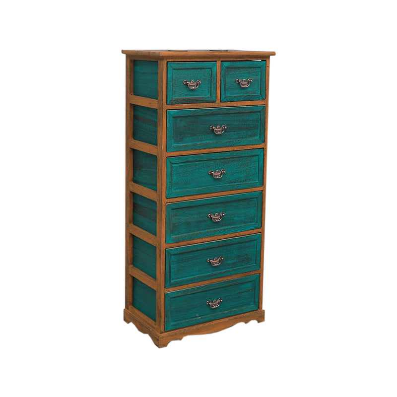 Traditional Solid Wood Storage Chest Vertical Bedroom Dresser