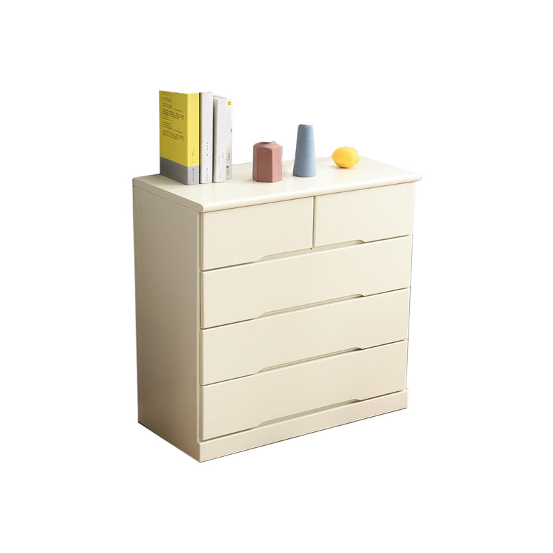 Traditional Solid Wood Storage Chest Bedroom Matte Finish Dresser