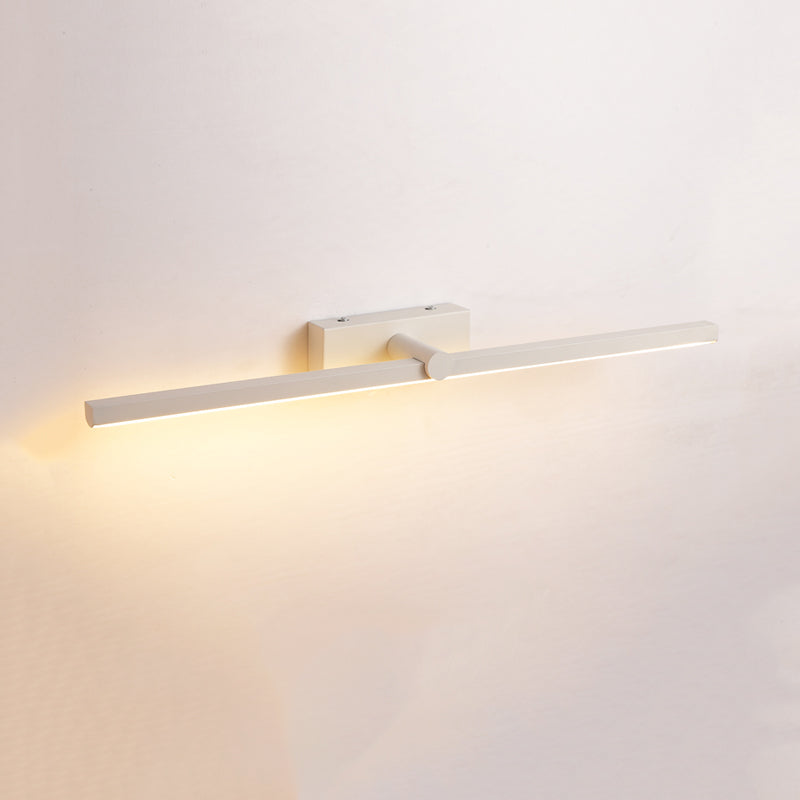 Modern Style Linear Shape Wall Lighting Metal 1 Light Wall Lights for Bathroom