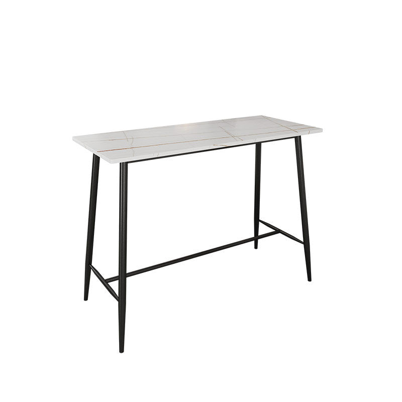 Modern Metal Bar Counter Table Rectangle Bar Counter Table for Kitchen