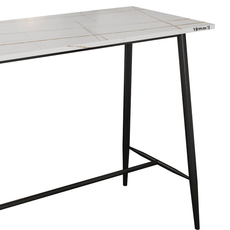 Modern Metal Bar Counter Table Rectangle Bar Counter Table for Kitchen