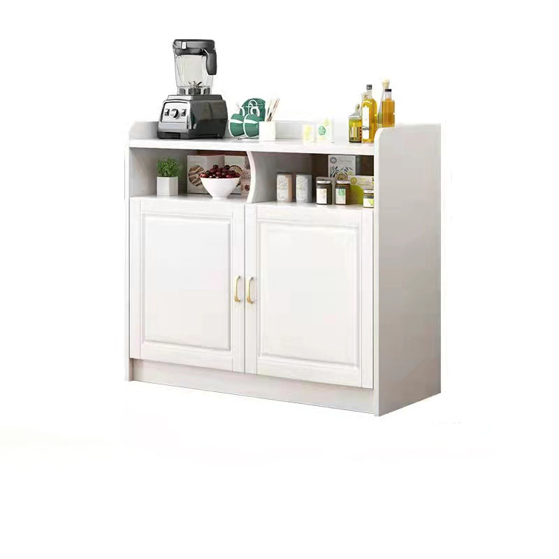 Contemporary Side Board Rubber Wood Sideboard for Dining Room