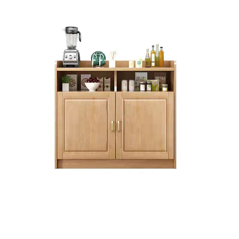 Contemporary Side Board Rubber Wood Sideboard for Dining Room