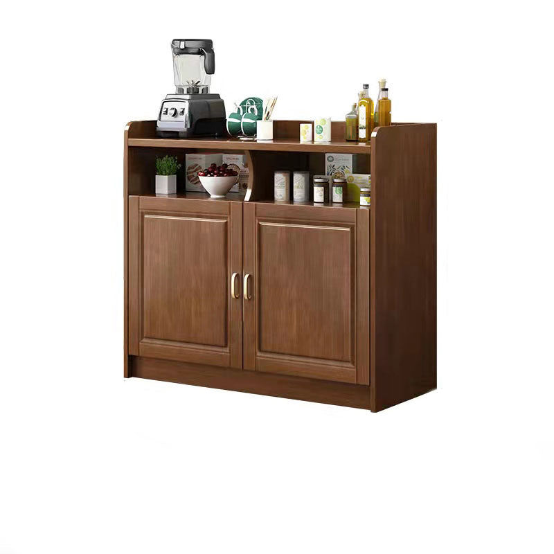 Contemporary Side Board Rubber Wood Sideboard for Dining Room