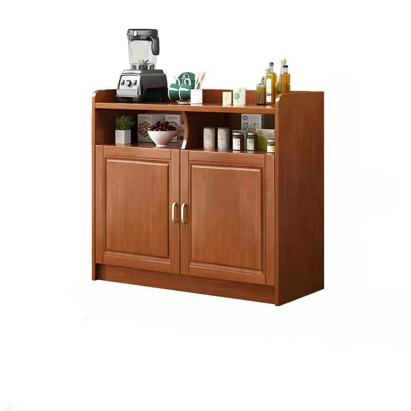 Contemporary Side Board Rubber Wood Sideboard for Dining Room