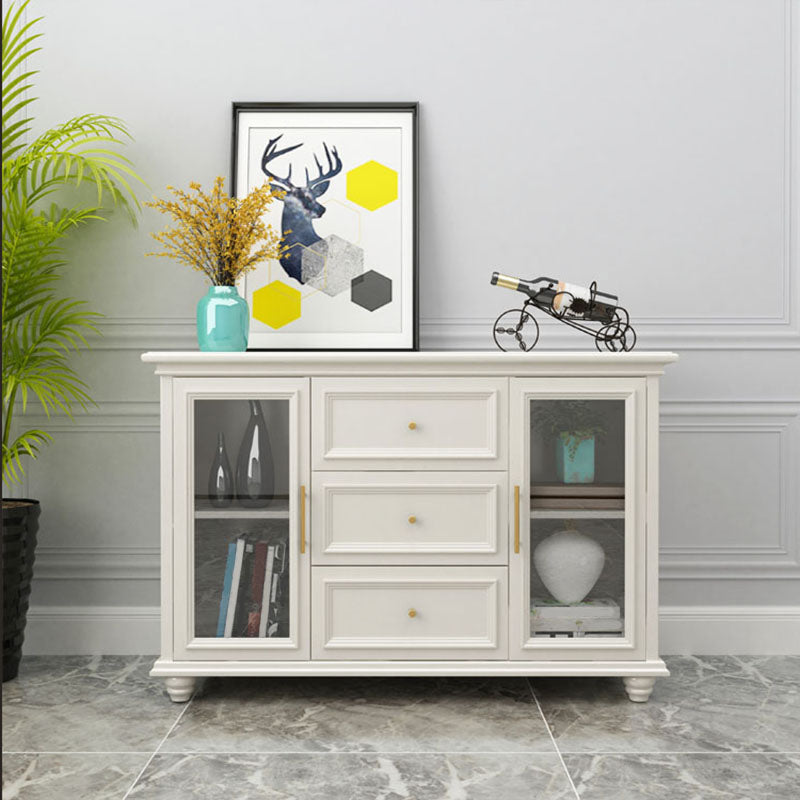 Contemporary Style Sideboard Solid Wood Sideboard for Kitchen