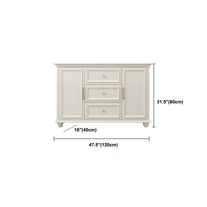 Contemporary Style Sideboard Solid Wood Sideboard for Kitchen