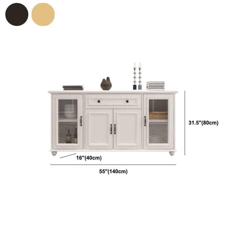 Contemporary Style Sideboard Solid Wood Sideboard for Kitchen