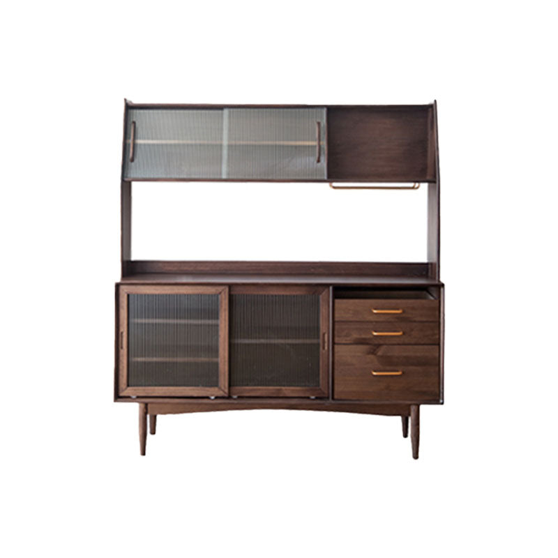 Contemporary Style Sideboard Solid Wood Sideboard for Dining Room