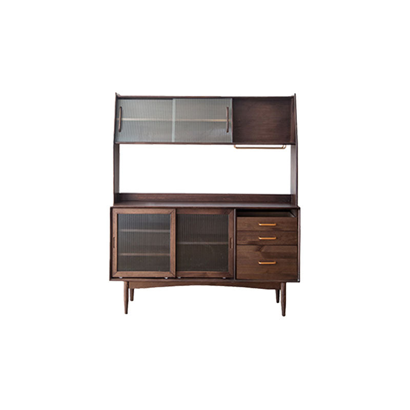 Contemporary Style Sideboard Solid Wood Sideboard for Dining Room