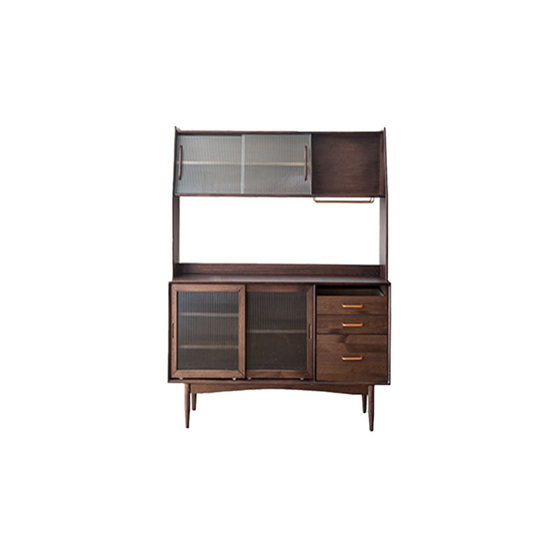 Contemporary Style Sideboard Solid Wood Sideboard for Dining Room