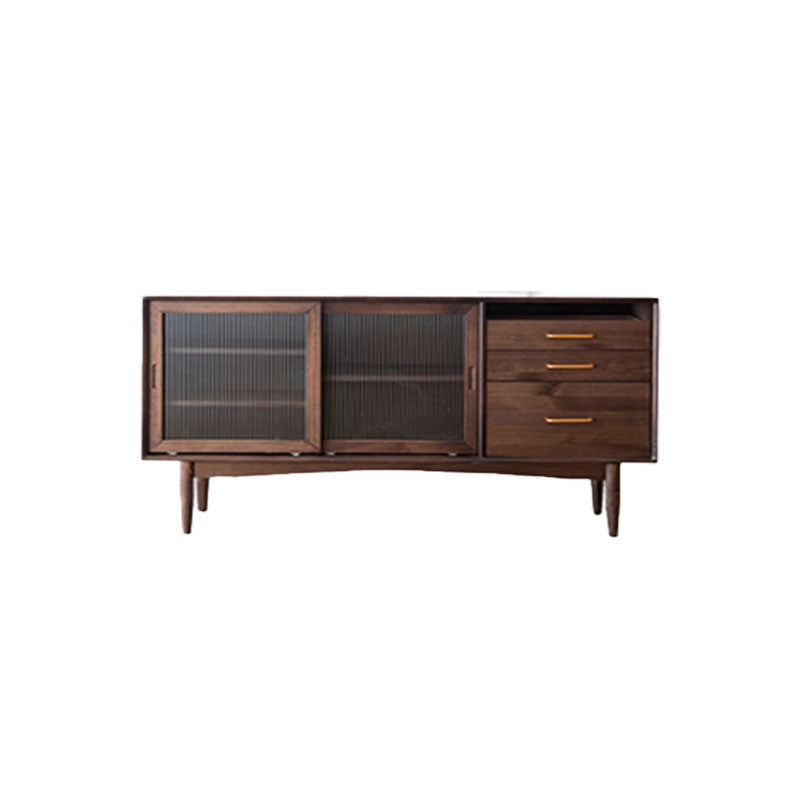 Contemporary Style Sideboard Solid Wood Sideboard for Dining Room