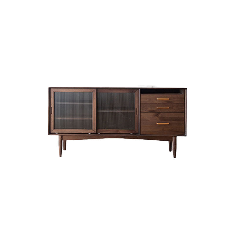 Contemporary Style Sideboard Solid Wood Sideboard for Dining Room