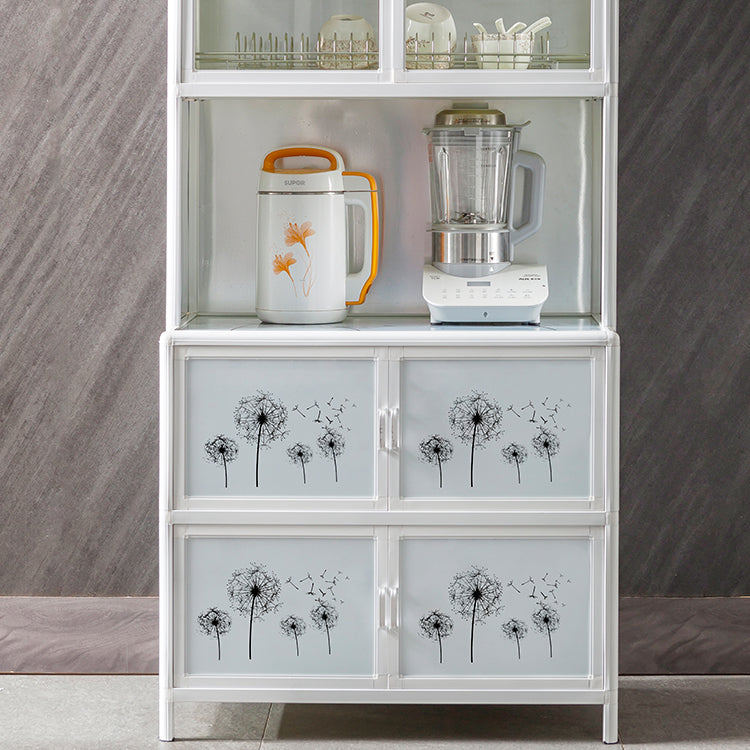 Dining Room Modern Sideboard Buffet Glass Cabinets and Storage