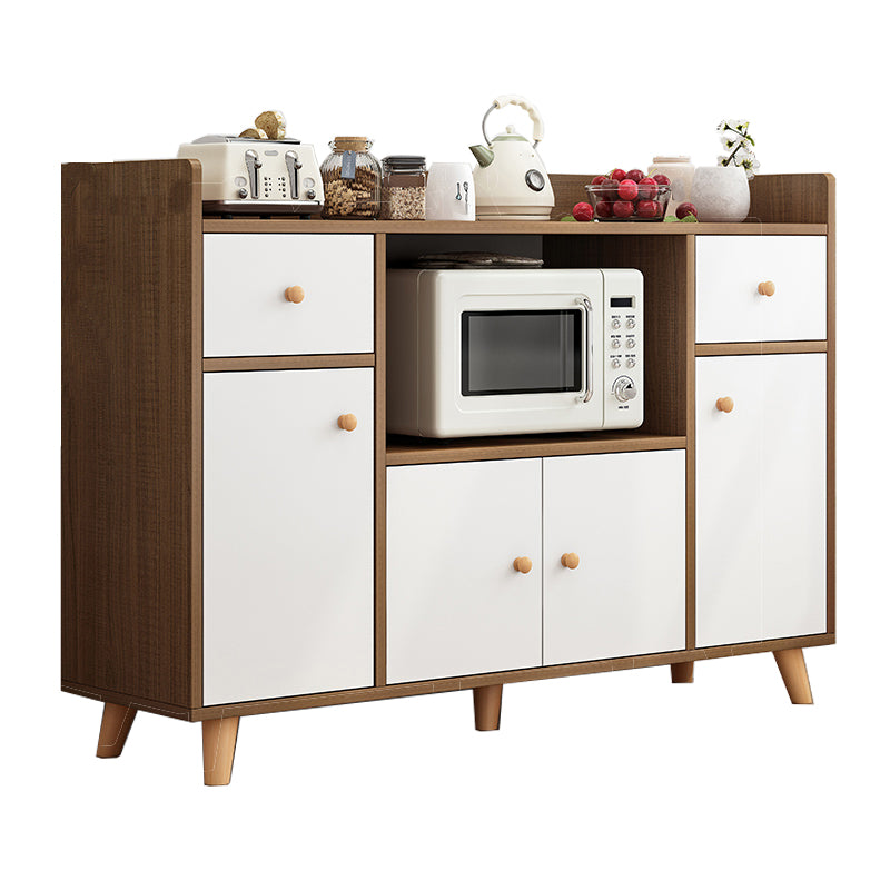 Modern 33" Height Cupboard Artificial Wood Frame Kitchen Sideboard for Dining Room