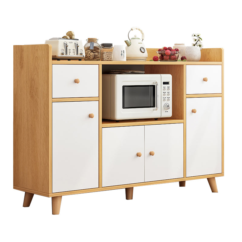 Modern 33" Height Cupboard Artificial Wood Frame Kitchen Sideboard for Dining Room