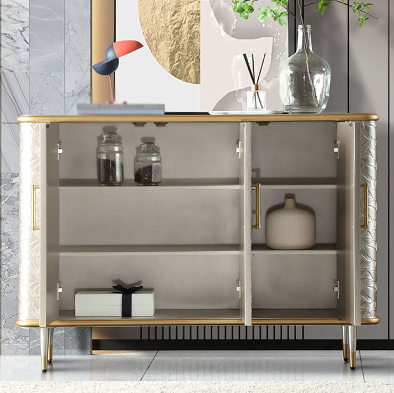 Modern Wood Sideboard Simple Cabinets Dining Server for Living Room