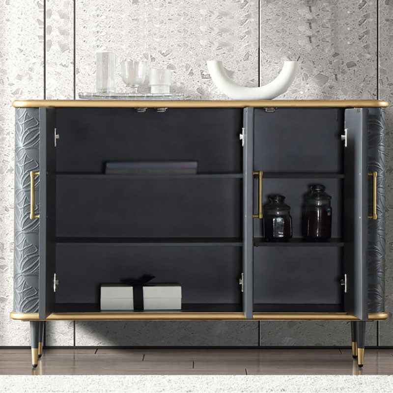 Modern Wood Sideboard Simple Cabinets Dining Server for Living Room