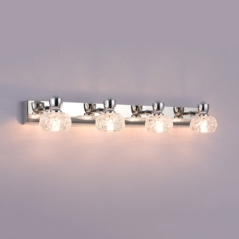 Modern Style Bowl Shape Sconce Lamp Glass Wall Lights for Bathroom