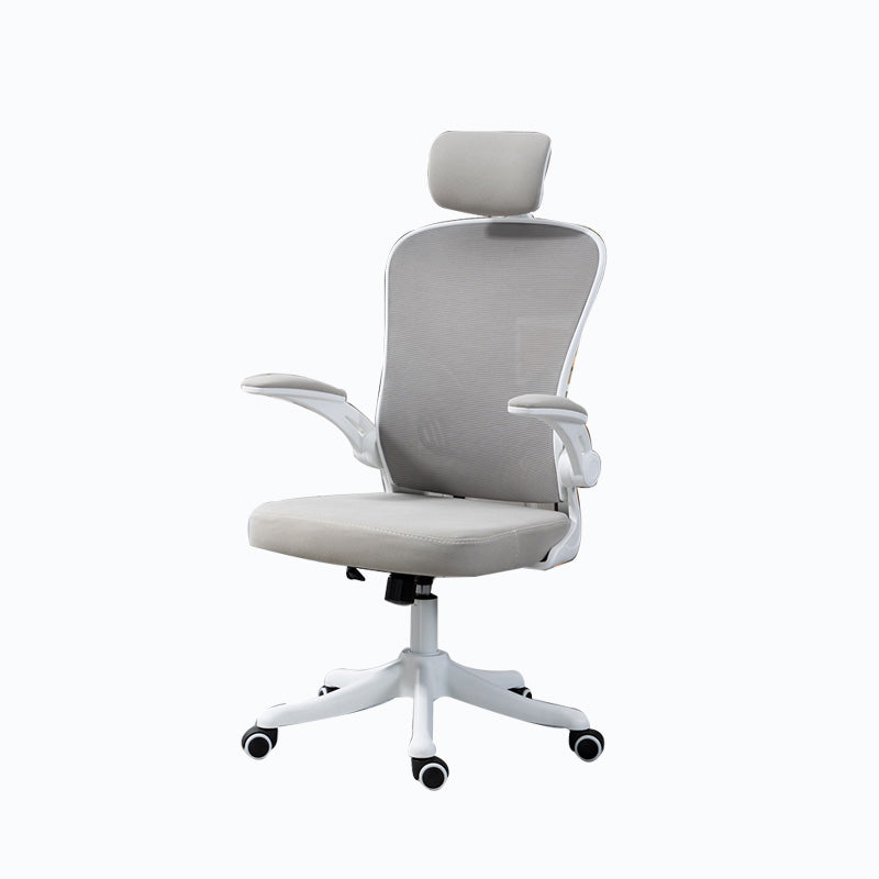 High / Mid Back Office Chair Grey Mesh Desk Chair with Wheels