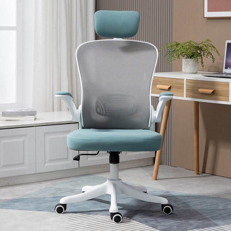 High / Mid Back Office Chair Grey Mesh Desk Chair with Wheels