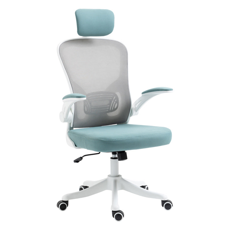 High / Mid Back Office Chair Grey Mesh Desk Chair with Wheels