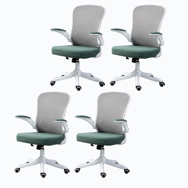 High / Mid Back Office Chair Grey Mesh Desk Chair with Wheels