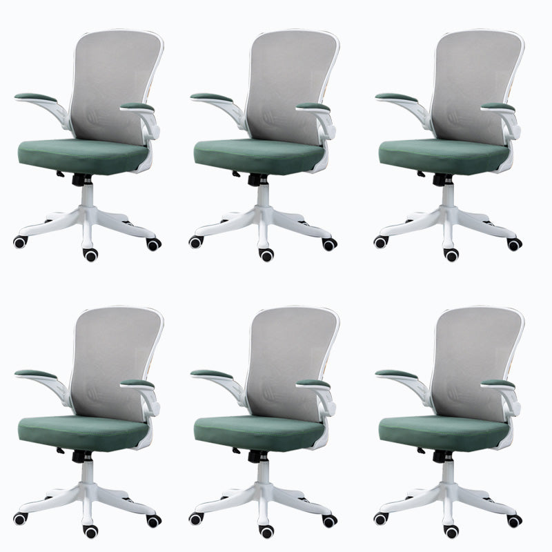 High / Mid Back Office Chair Grey Mesh Desk Chair with Wheels