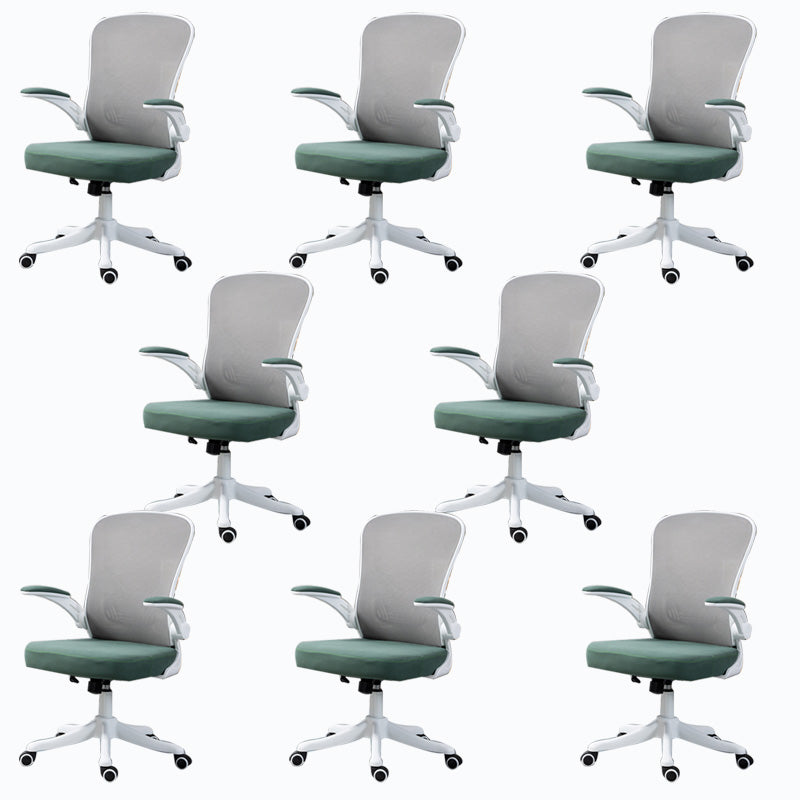 High / Mid Back Office Chair Grey Mesh Desk Chair with Wheels