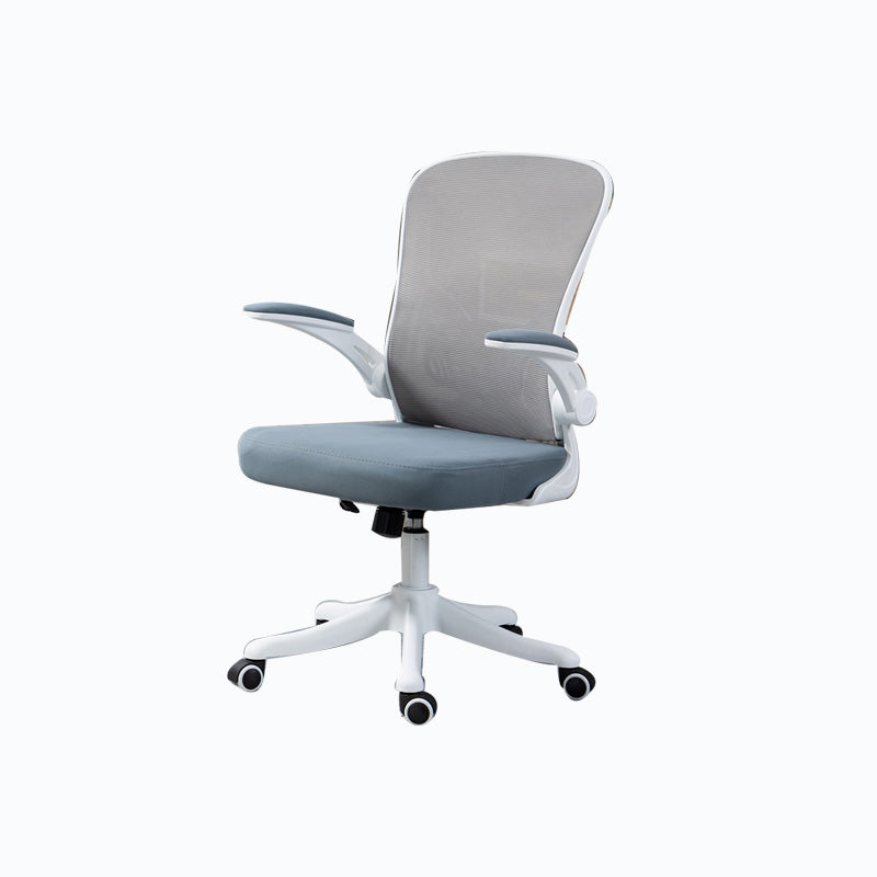 High / Mid Back Office Chair Grey Mesh Desk Chair with Wheels