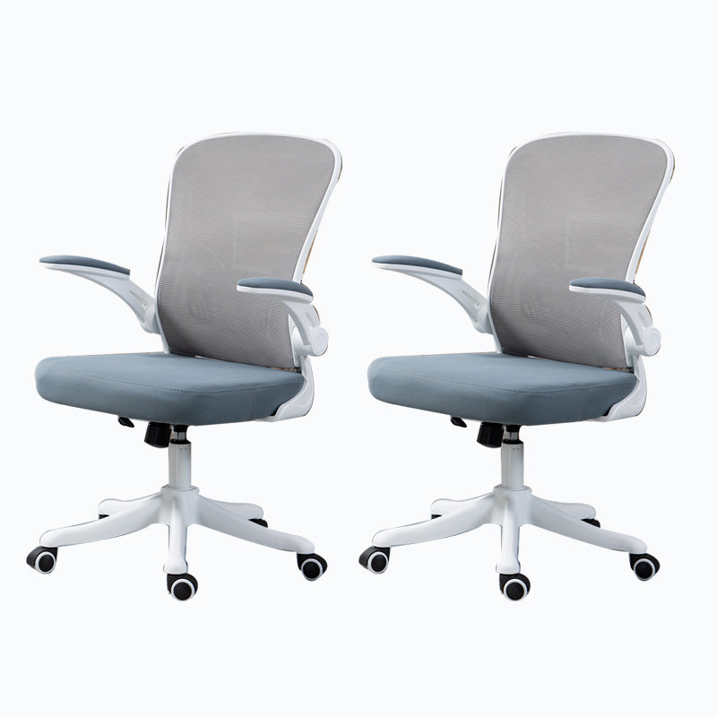 High / Mid Back Office Chair Grey Mesh Desk Chair with Wheels