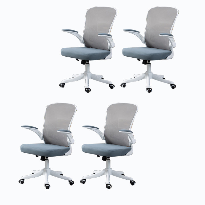 High / Mid Back Office Chair Grey Mesh Desk Chair with Wheels