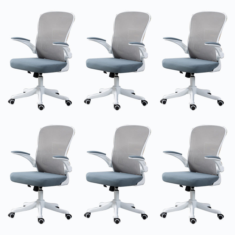 High / Mid Back Office Chair Grey Mesh Desk Chair with Wheels