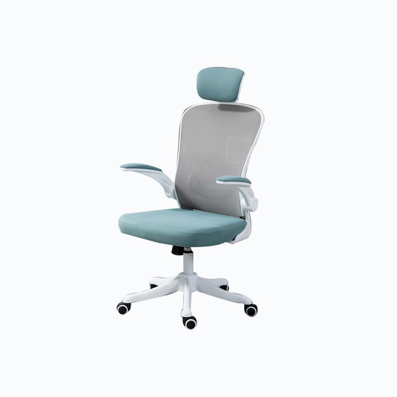 High / Mid Back Office Chair Grey Mesh Desk Chair with Wheels