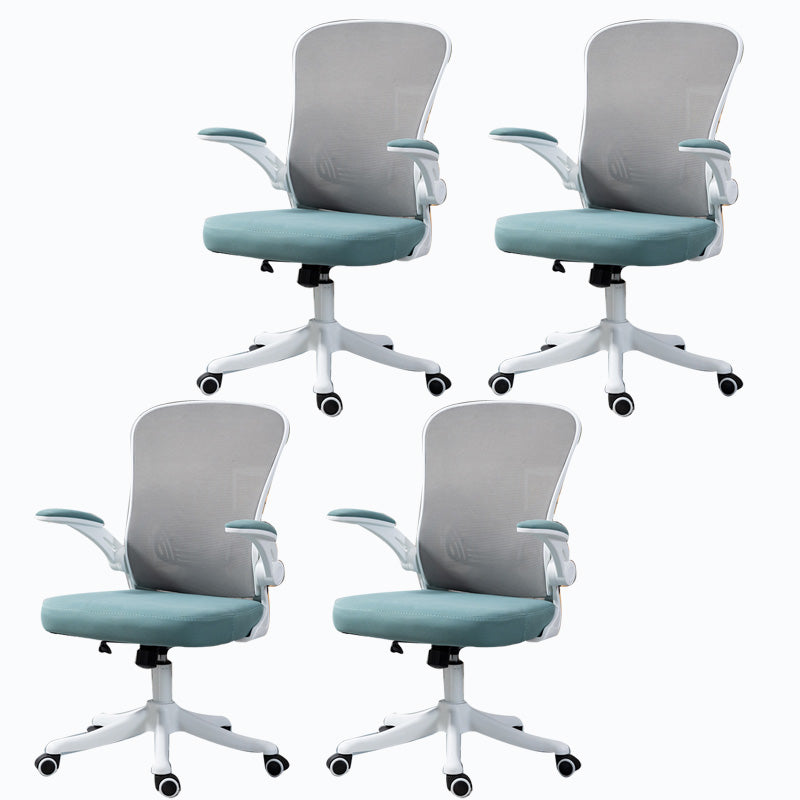 High / Mid Back Office Chair Grey Mesh Desk Chair with Wheels