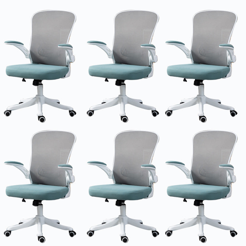 High / Mid Back Office Chair Grey Mesh Desk Chair with Wheels