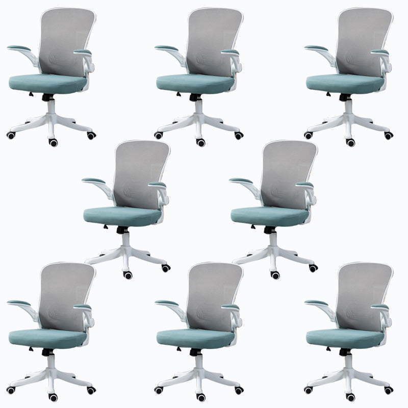 High / Mid Back Office Chair Grey Mesh Desk Chair with Wheels